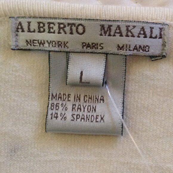 VTG Alberto Makali - NY Paris Milano Geometric Print, Tribal, Sequins, Soft Chic - Picture 3 of 4